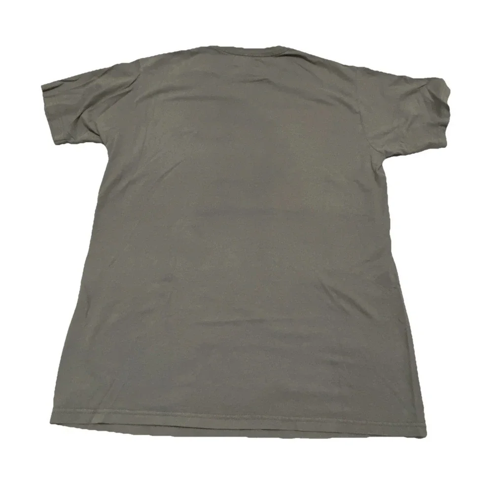 Neff Men's Killer Whale Large Crew Neck T-Shirt Charcoal Hipster Y2k